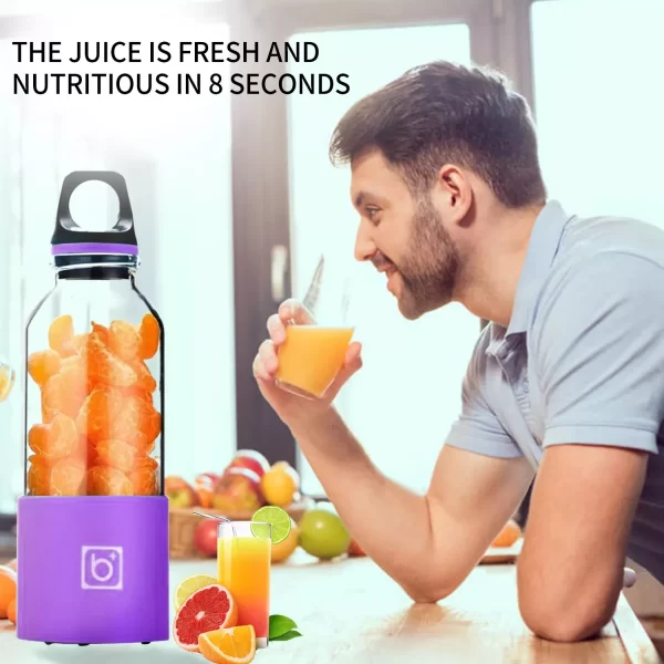 Usb Juicer Mini Portable Blender Fresh Orange Squeezer Vegetable Fruit Smoothie Mixers Milkshake Maker Small Juice Extra - Image 2