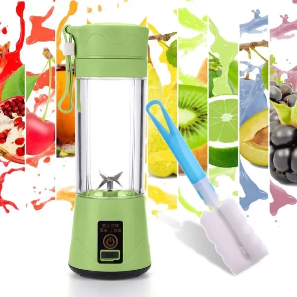 Portable Blender Mini Mixer Electric Juicer Machine Fresh Fruit Juice Blender Smoothie Maker Blender Cup Bottle A Travel Kitchen - Image 3