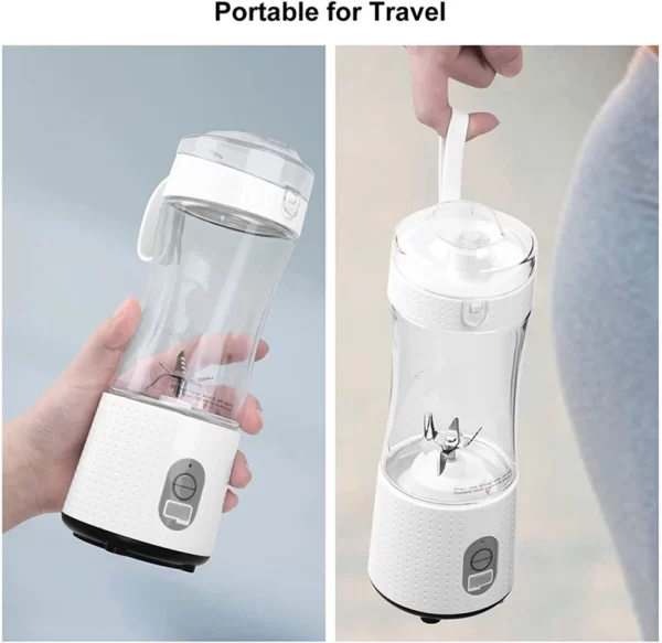 Portable Blender Personal Size Blender for Smoothies Juice and Shakes 4000mAh Mini Blender with Powerful Motor for Home&Travel - Image 2