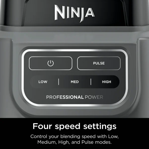 Ninja Classic Blender, 1000 Watts, Low, Medium, High Speeds, 72 Oz. Pitcher, Dark Gray - Image 3