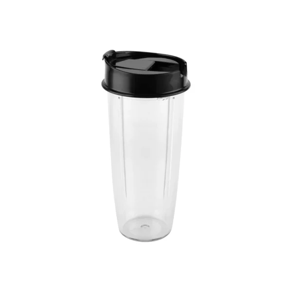 Mainstays Black Single-Serve Blender with 1 Travel Lid, 16 oz, New - Image 2