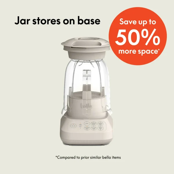 bella Flip & Store Blender, Fits-anywhere™ kitchenware, Oatmilk - Image 3