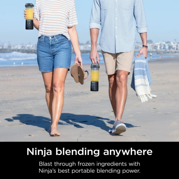 Ninja Blast 16 oz. Personal Portable Blender with Leak Proof Lid & Easy Sip Spout, Perfect for Smoothies, Black, BC100BK - Image 2