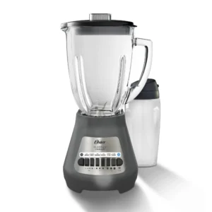 Oster Party Blender XL 8-Cup Capacity Jar with 20oz Blend-N-Go Cup, 8 Speeds