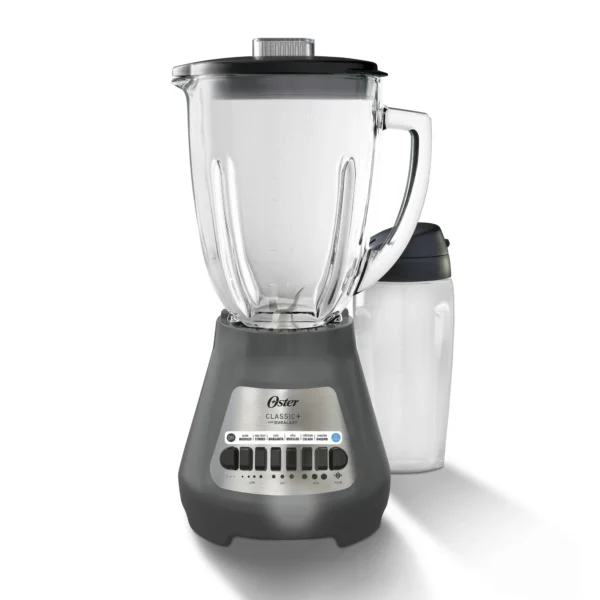 Oster Party Blender XL 8-Cup Capacity Jar with 20oz Blend-N-Go Cup, 8 Speeds