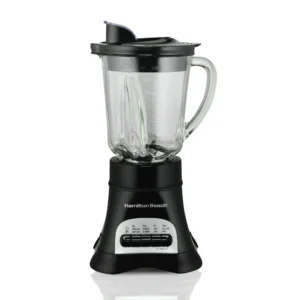Hamilton Beach Multi-Function Blender for Smoothies, Shakes, Icy Drinks & Much More, 40 oz Glass Jar, Black