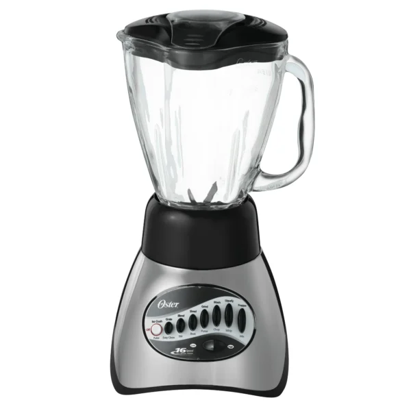 Oster Precise Blend 200 16-Speed Blender 6-Cup Capacity, Gray - Image 3