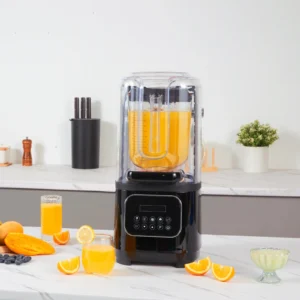 BENTISM Commercial Countertop Blenders 68 oz Professional Blender with Shield Stainless Steel 9 Speed & 5 Functions Food Blender for Shakes, Smoothies, Peree, and Crush Ice