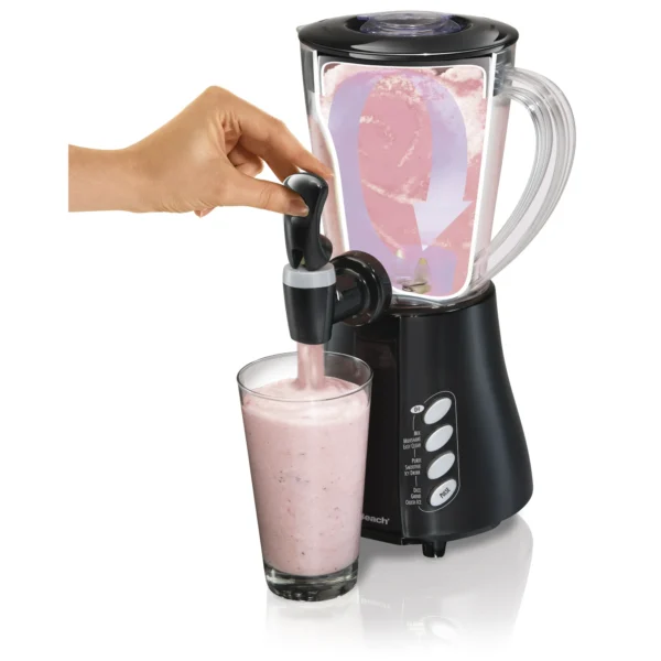Hamilton Beach Wave Station Express Dispensing Blender w/ 48oz Jar, Black 58615 - Image 2