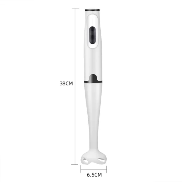 DISHUECO Immersion Hand Blender, 400W Electric Handheld Portable Stick Mixer with Stainless Steel Blades for Effortless Blending Smoothies, Shakes, Puree or Kid Food - Image 2