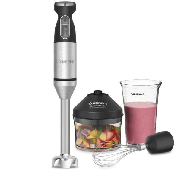 Cuisinart Smart Stick® Variable Speed Hand Blender w/3 Cup Chopper, CSB-179P1 - Image 2