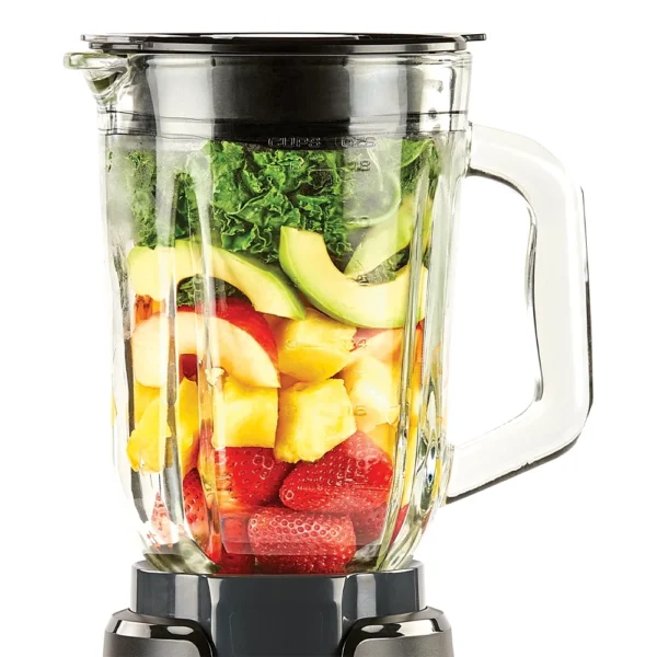 PowerXL™ Boost Blender Plus™ 4 Speed, 800 Watts, 48-oz Glass Jar, Black - Image 3