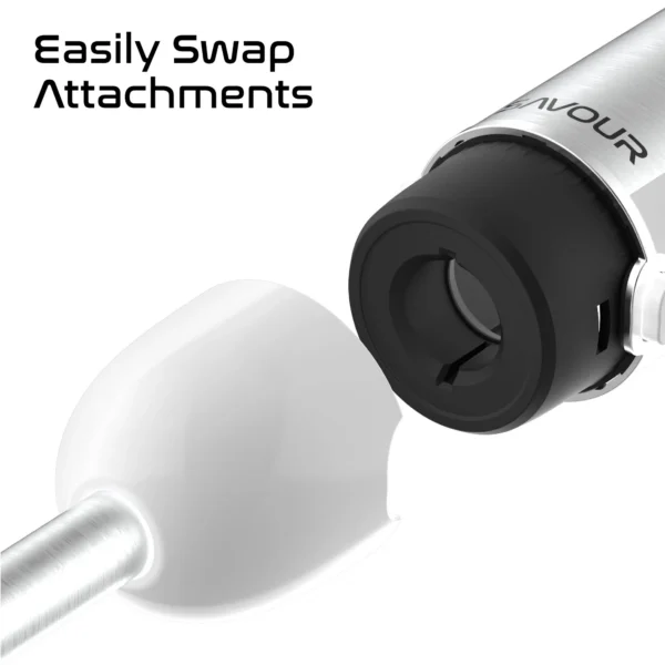 Savour Immersion Blender Handheld Set Whisk Frother Chopper Blender Set for Kitchen Use, 6pcs White - Image 3