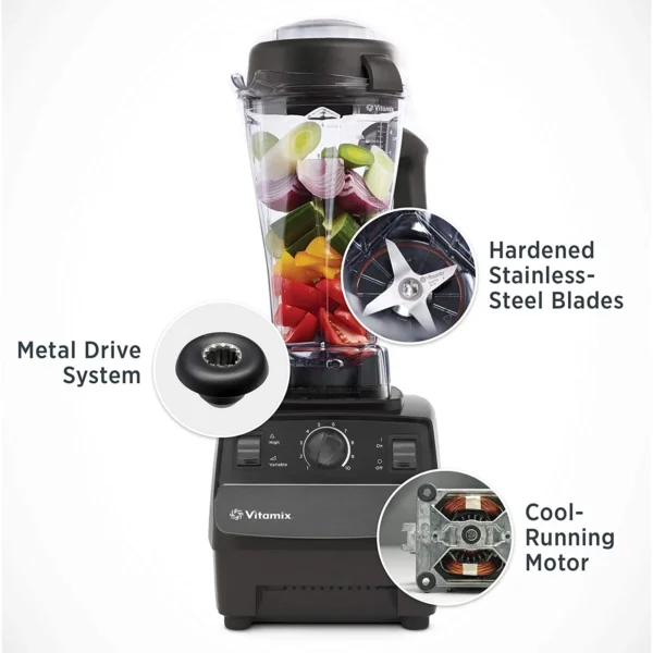 Vitamix 5200 Blender Professional-Grade, Self-Cleaning 64 oz Container, Black - 001372 - Image 2