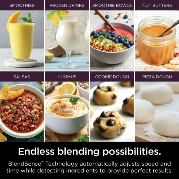 Ninja Detect Kitchen System Power Blender + Processor with Blend Sense Technology, Silver, TB400 - Image 2