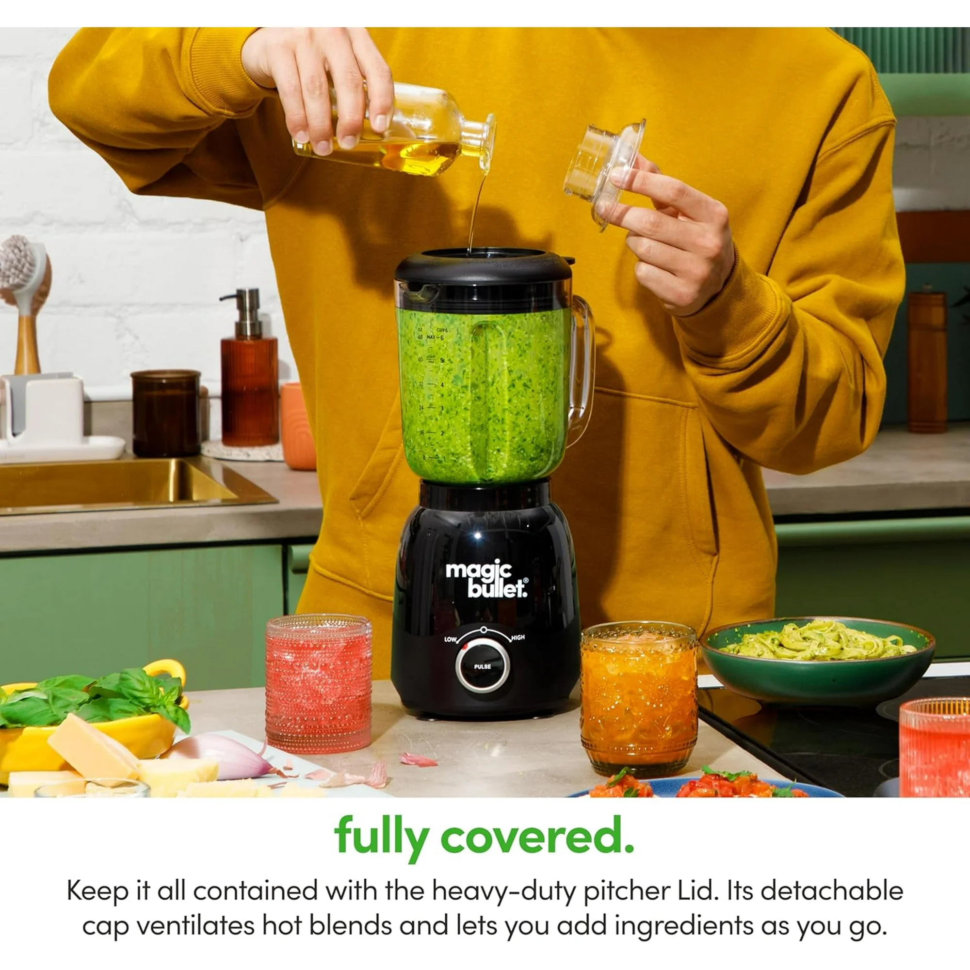 Magic bullet MBF50100AK Full Size Blender All Black - Image 4