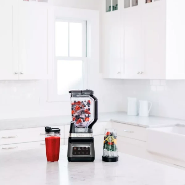 Ninja0 - Professional Plus Blender DUO with Auto-IQ - Black/Stainless Steel - Image 2