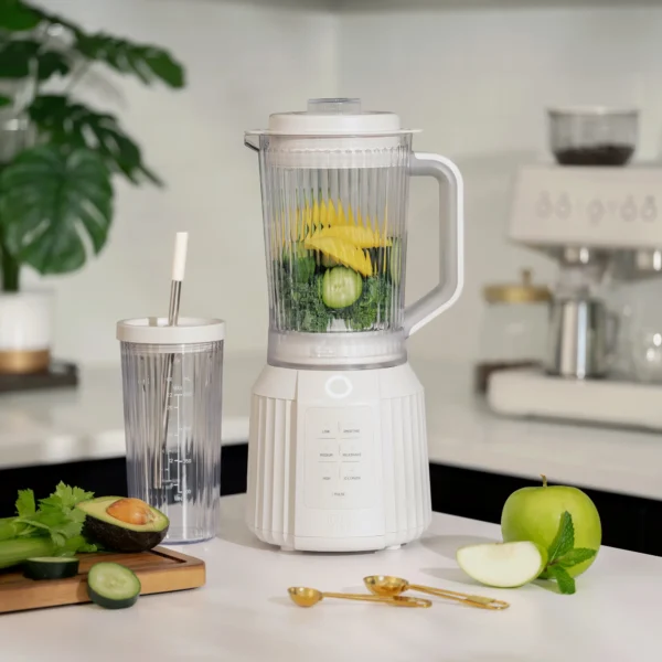 Thyme & Table Countertop Blender Duo, Sand White - Image 4