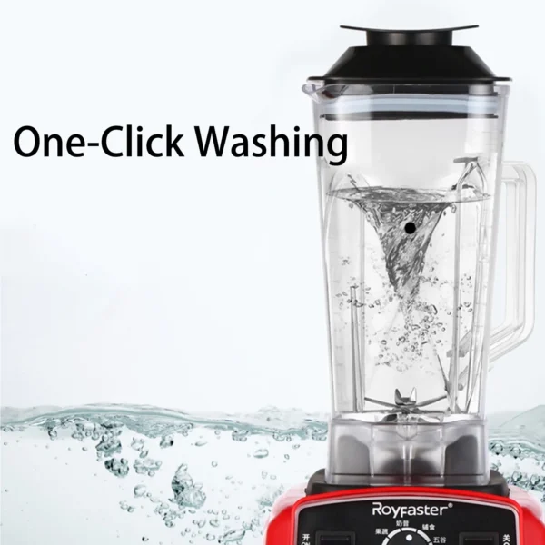 ACDANC Blender,2L Large Capacity Blenders for Kitchen,Food-Grade PC Material Hand Mixer,2Caps - Image 3
