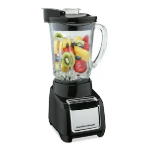Hamilton Beach Black Blender with Glass Jar