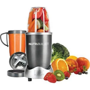 NutriBullet Silver Magic Bullet Superfood Nutrition Extractor Blender, 8 Piece