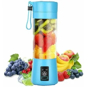 Portable Blender USB Rechargeable Personal Juicer Cup Small Fruit Juice Mixer for Shakes and Smoothies
