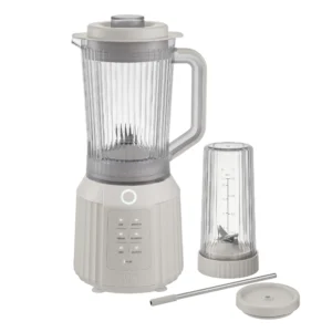 Thyme & Table Countertop Blender Duo, Sand White