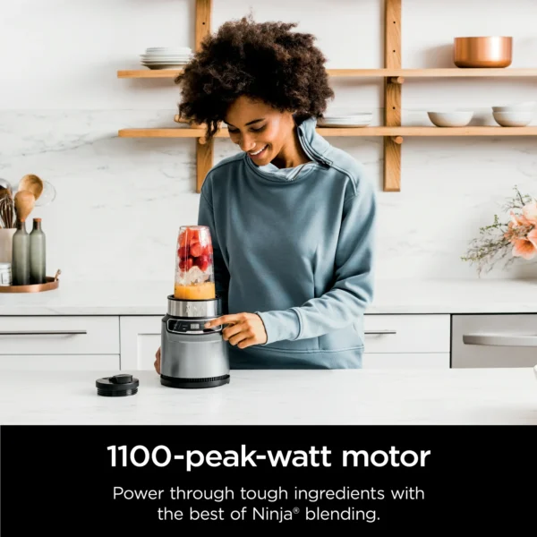 Ninja Nutri-Blender Pro with Auto-iQ, 1100-Peak-Watt, Personal Blender - Image 2